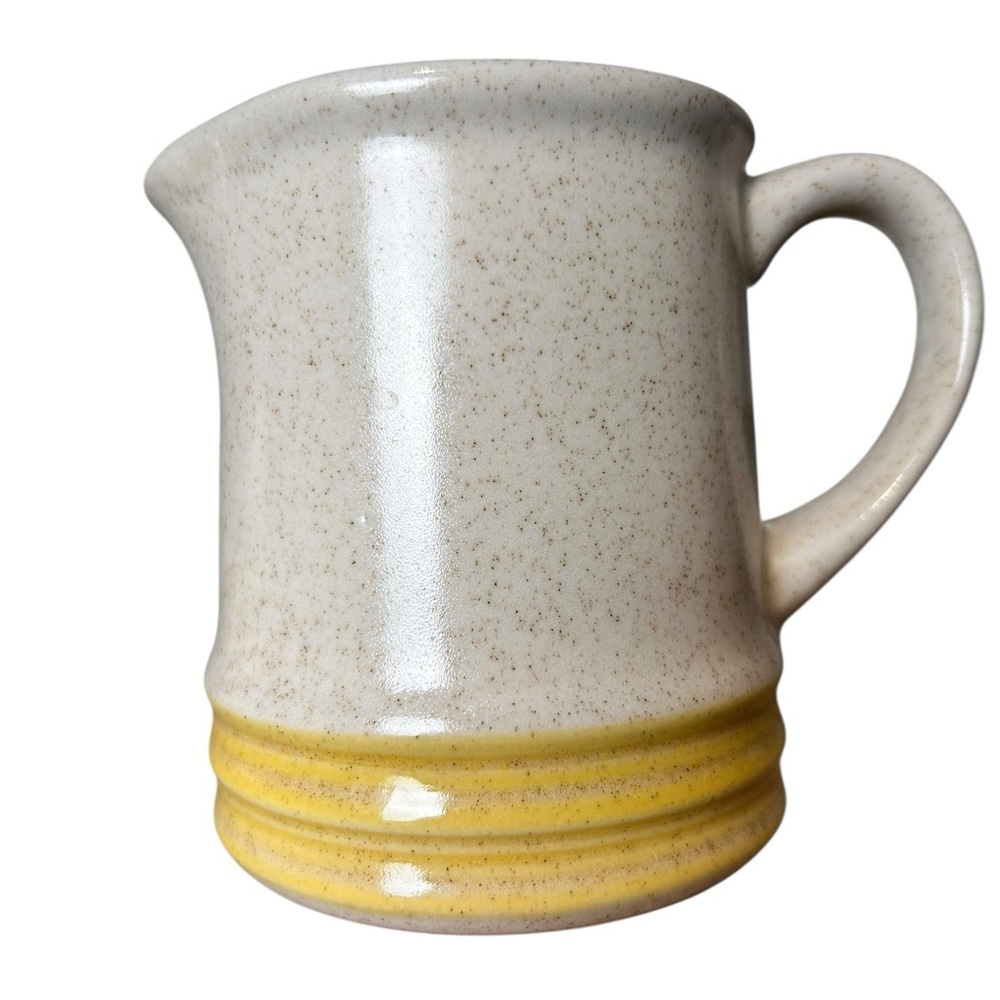 Kilncraft ironstone creamer, vintage Malta pattern, Japan, speckled stoneware - Picture 2 of 7